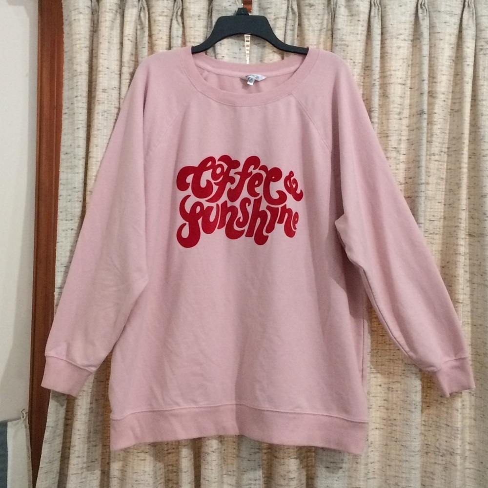 Wildfox Coffee & Sunshine Sweatshirt - XL